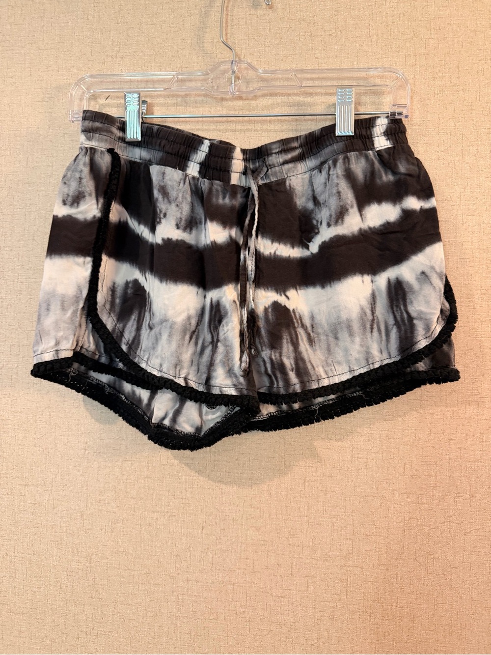 No Boundaries Bundle: 2 Pairs Black & White Patterned Shorts